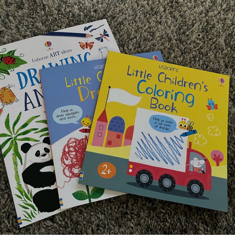 NEW USBORNE ART IDEAS DRAWING ANIMALS Little Children’s Drawing and Coloring